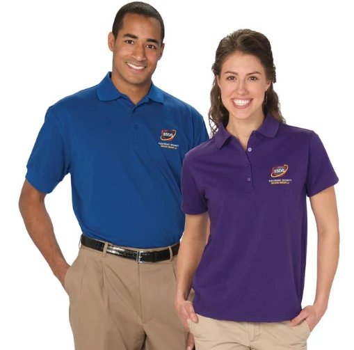 Modelos de polos pique estampados por uso