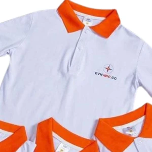 Polo camisero manga corta mujer cuello bicolor