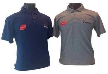 Polos pique manga corta con bordado