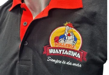 Polos pique manga corta hombre con bordado