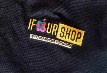 Polos pique manga corta para mujer con bordado