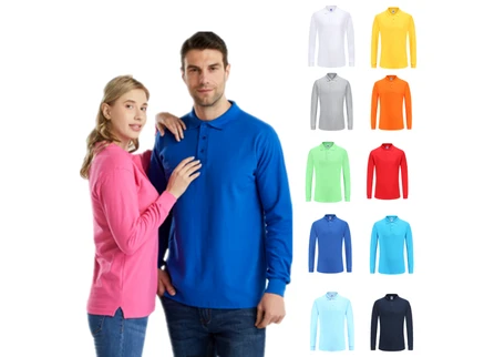 Polos pique manga larga al por mayor