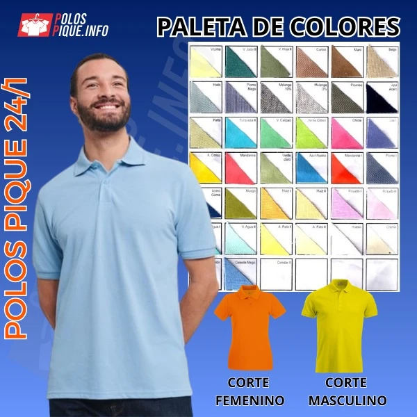 polos camiseros pique al