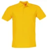 polos camiseros pique color amarillo para hombre en gamarra