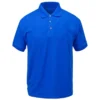 polos camiseros pique color azul para hombre