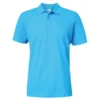 polos camiseros pique color celeste para hombre