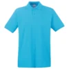 polos camiseros pique color celeste para hombre en gamarra
