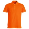 polos camiseros pique color naranja para hombre en Lima