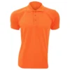 polos camiseros pique color naranja para hombre en Lima