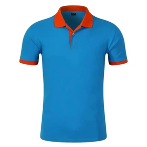 polos cuello camisero color turquesa