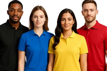 polos pique camiseros manga corta