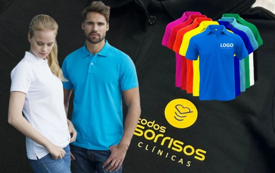 polos pique estampados