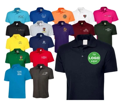 polos piquecon bordados personalizados por mayor