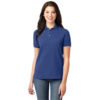 Polos Camiseros Mujer Manga Corta azul
