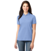Polos Camiseros Mujer Manga Corta azul claro