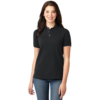 Polos Camiseros Mujer Manga Corta negro