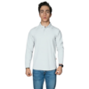 Polos Camiseros Pique Hombre Manga Larga blanco - adelante