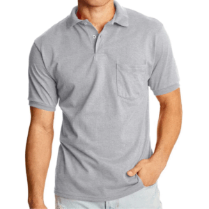 Polo Camisero Color Gris Hombre