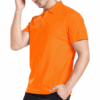 Polo Camisero Pique Color Naranja - Imagen 2
