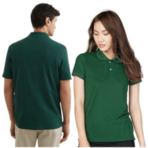 Polo Camisero Pique Color Verde