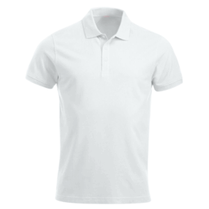 Polos Pique Blanco hombre