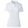 Polos Pique Blanco mujer